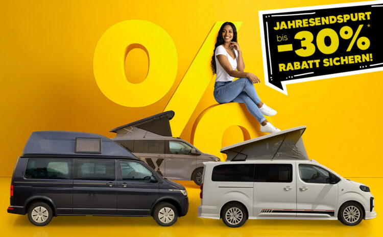  Campervans Saison-Abverkauf